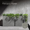 Reglo Rectangular Planter – Grey Stone Finish – Fiberglass Indoor/Outdoor and Weather-Resistant Large Planter (35.5" L x 11.75" W x 15.75" H Exterior, 35" L x 11.5" W Interior) - Grey Stone,35.5 in x 11.75 in x 15.75 in - Grey Stone,35.5 in x 11.75 i - Grey Stone,35.4 in x 11.8 in x 15.7 in
