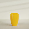 Brannan Large Round Fiberglass Planter - 30 in x 30 in x 41 in - Gloss Saffron - Gloss Saffron,30 in x 30 in x 41 in