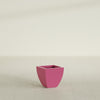 Lima Small Tapered Square Fiberglass Planter - 12 in x 12 in x 12 in - Gloss Pink Violet - Gloss Pink Violet,12 in x 12 in x 12 in