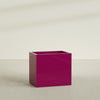 Brisbane Large Rectangle Fiberglass Planter - 36 in x 24 in x 32 in - Gloss Eggplant - Gloss Eggplant,36 in x 24 in x 32 in