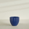 Santa Barbara Medium Round Fiberglass Planter - 23 in x 23 in x 20.3 in - Matte Cobalt Blue - Matte Cobalt Blue,23 in x 23 in x 20 in