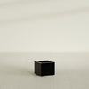 Cuba Small Fiberglass Column Planter - 14 in x 14 in x 12 in - Gloss Black - Gloss Black,14 in x 14 in x 12 in