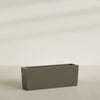 Panama Extra Large Long Rectangle Fiberglass Planter - 48 in x 12 in x 18 in - Matte Bronze - Matte Bronze,48 in x 12 in x 18 in