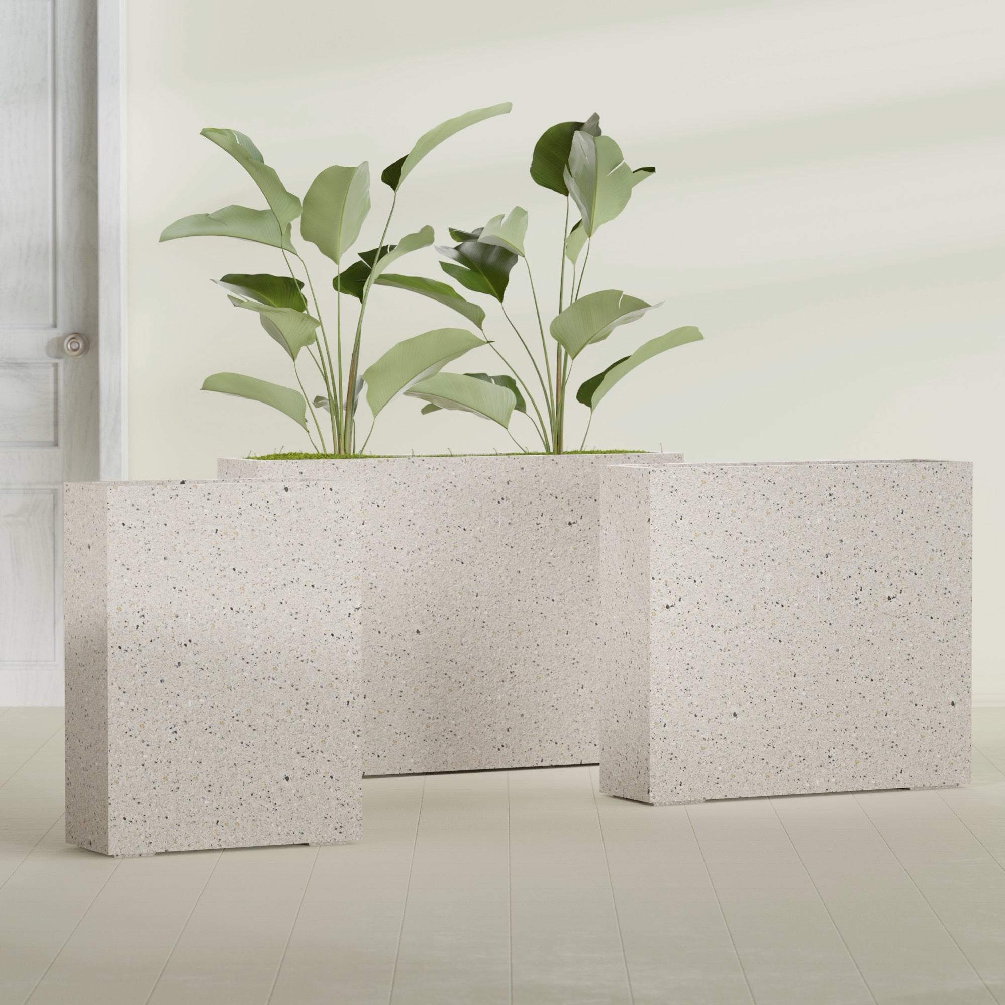 10"-Wide Rectangle - 36in x 10in x 32in - StoneLight - Pearlstone - StoneLight - Pearlstone,36 in x 10 in x 32 in