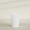 Tegel Large Round Fiberglass Planter - 22 in x 22 in x 30 in - Gloss White - Gloss White,22 in x 22 in x 30 in