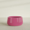 Short Hayden Medium Round Fiberglass Planter - 20 in x 20 in x 10 in - Gloss Pink Violet - Gloss Pink Violet,20 in x 20 in x 10 in