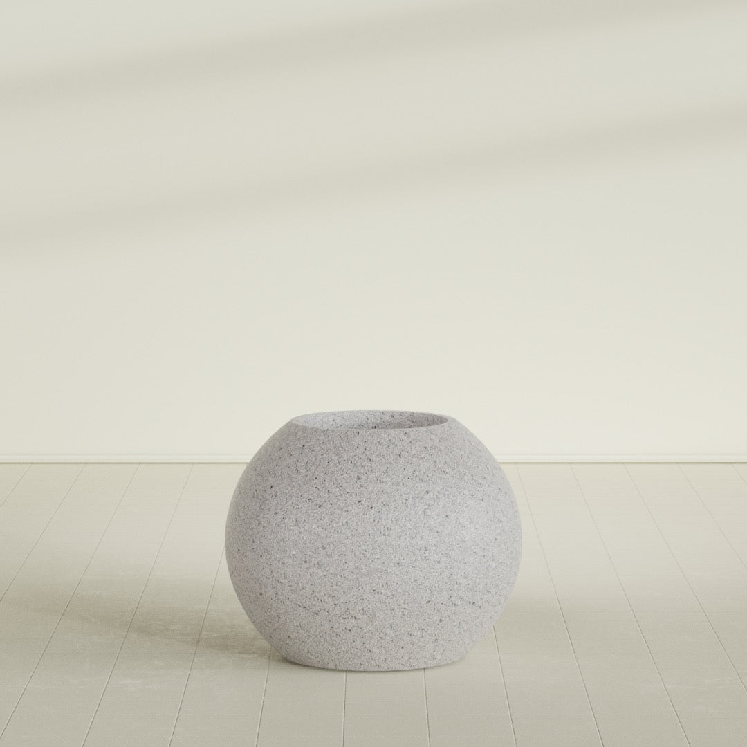 Globe - 30in diam. x 24in - StoneLight - Pearlstone - StoneLight - Pearlstone,30 in x 30 in x 25 in