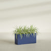 Hollywood Large Narrow Rectangle Fiberglass Planter - 36 in x 12 in x 24 in - Matte Cobalt Blue - Matte Cobalt Blue,36 in x 12 in x 24 in