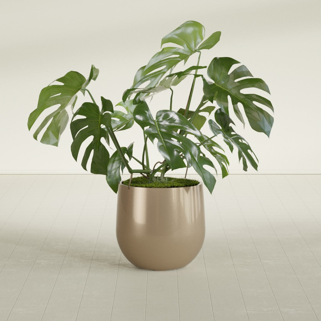 Westfield - 19in diam. x 18in - Metallic Gold - Metallic Gold,19 in diam. x 18 in H