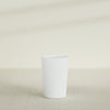 Tegel Medium Round Fiberglass Planter - 18 in x 18 in x 26 in - Matte White - Matte White,18 in x 18 in x 26 in