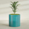 Rio Grande Large Round Fiberglass Planter - 30 in x 30 in x 32 in - Satin Sea Foam - Satin Sea Foam,30 in x 30 in x 32 in