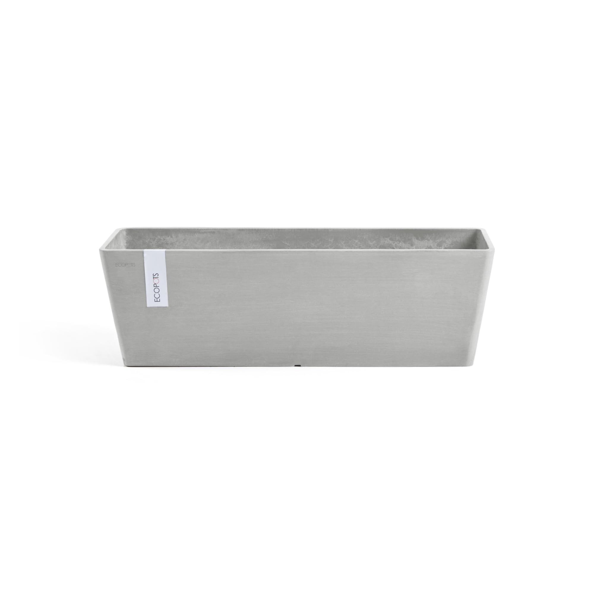 Bruges Medium Rectangle Planter - 21.75 in x 6.75 in x 6.75 in - White Grey - White Grey,21.75 in x 6.75 in x 6.75 in