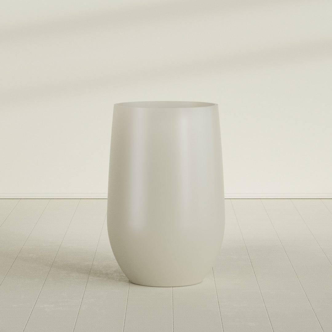 Westfield - 24in diam. x 36in - Satin Beige - Satin Beige,24 in diam. x 36 in H