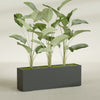Tolga Extra Large Long Rectangle Fiberglass Planter - 72 in x 16 in x 24 in - Matte Charcoal - Matte Charcoal,72 in x 16 in x 24 in