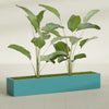 Cuba Extra Large Long Rectangle Fiberglass Planter - 72 in x 14 in x 12 in - Satin Sea Foam - Satin Sea Foam,72 in x 14 in x 12 in