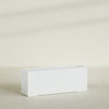 Miami Extra Large Narrow Rectangle Fiberglass Planter - 48 in x 12 in x 18 in - Matte White - Matte White,48 in x 12 in x 18 in