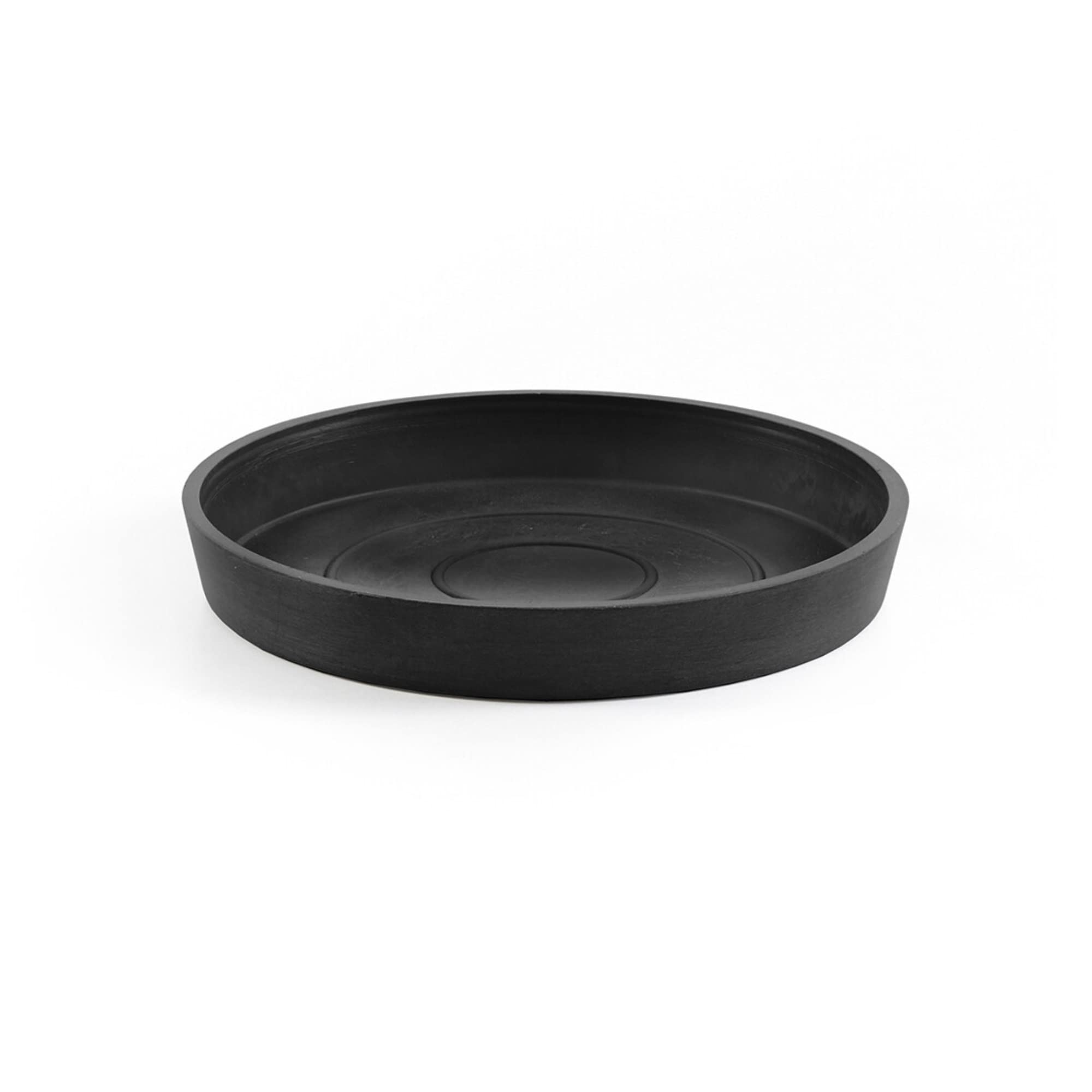 Small Round Saucer - 8.3 in x 8.3 in x 1 in - Dark Grey - Dark Grey,8.25 in x 8.25 in x 1 in