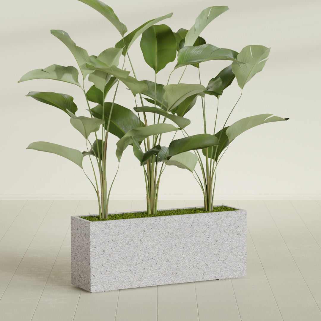 16"-Wide Rectangle - 60in x 16in x 24in - StoneLight - Greystone - StoneLight - Greystone,60 in x 16 in x 24 in