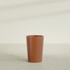Tegel Medium Round Fiberglass Planter - 18 in x 18 in x 26 in - Matte Terracotta - Matte Terracotta,18 in x 18 in x 26 in