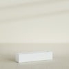 Salon Large Tall Rectangle Fiberglass Planter - 36 in x 8 in x 8 in - Matte White - Matte White,36 in x 8 in x 8 in