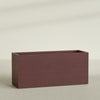 24"-Wide Rectangle - 72in x 24in x 32in - Weathered Steel - Rust - Weathered Steel - Rust,72 in x 24 in x 32 in
