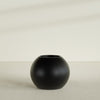 Globe Large Sphere Fiberglass Planter - 30 in x 30 in x 24 in - Matte Black - Matte Black,30 in x 30 in x 24 in