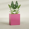 Darwin Large Rectangle Fiberglass Planter - 36 in x 24 in x 42 in - Gloss Pink Violet - Gloss Pink Violet,36 in x 24 in x 42 in