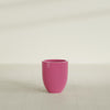 Valencia Small Round Fiberglass Planter - 15 in x 15 in x 18 in - Gloss Pink Violet - Gloss Pink Violet,15 in x 15 in x 18 in