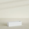 Monaco Rectangle - 26in x 7in x 7 - Gloss White - Gloss White,26 in x 7 in x 7 in