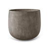 Mondo Large Planter – River Stone Finish – Fiberglass Indoor/Outdoor and Weather-Resistant Round Planter (39.5" D x 39.5" H Exterior, 37.8" D x 39.5" H Interior) - River Stone,39.3 in diam. x 39.3 in