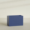 Brisbane Extra Large Long Rectangle Fiberglass Planter - 48 in x 24 in x 32 in - Matte Cobalt Blue - Matte Cobalt Blue,48 in x 24 in x 32 in