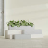 Monaco Rectangle - 32in x 7in x 7 - Metallic Silver - Metallic Silver,32 in x 7 in x 7 in