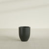 Valencia Small Round Fiberglass Planter - 15 in x 15 in x 18 in - Matte Charcoal - Matte Charcoal,15 in x 15 in x 18 in