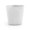 Amsterdam Medium Round Planter with Wheels - 23.5 in x 23.5 in x 22 in - Pure White - Pure White,23.5 in x 23.5 in x 22 in