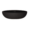 Curbside Table Top Bowl Plastic Planter - 16 in x 16 in x 4 in - Black - Black,16 in x 16 in x 4 in