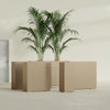 Perth Extra Large Long Rectangle Fiberglass Planter - 72 in x 16 in x 42 in - Metallic Gold - Metallic Gold,72 in x 16 in x 42 in
