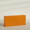 Delray Extra Large Long Rectangle Fiberglass Planter - 72 in x 12 in x 32 in - Gloss Tangerine - Gloss Tangerine,72 in x 12 in x 32 in