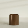 Rio Grande Medium Round Fiberglass Planter - 22 in x 22 in x 22 in - Metallic Bronze - Metallic Bronze,22 in x 22 in x 22 in