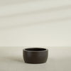 Casablanca Large Round Low Bowl Fiberglass Planter - 30 in x 30 in x 15 in - Matte Brown - Matte Brown,30 in x 30 in x 15 in