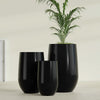 Westfield - 15in diam. x 24in - Gloss Black - Gloss Black,15 in diam. x 24 in H