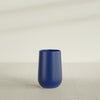 Tall Hayden Medium Round Fiberglass Planter - 12 in x 12 in x 20 in - Matte Cobalt Blue - Matte Cobalt Blue,12 in x 12 in x 20 in