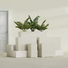 Potsdam Extra Large Long Rectangle Fiberglass Planter - 72 in x 16 in x 32 in - Satin Beige - Satin Beige,72 in x 16 in x 32 in