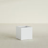 Montroy Medium Cube Square Fiberglass Planter - 20 in x 20 in x 20 in - Gloss White - Gloss White,20 in x 20 in x 20 in