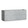 Semplito Grand Rectangular Planter – Concrete Stone Finish – Fiberglass Indoor/Outdoor, Weather-Resistant XL Planter (59" L x 19.75" W x 23.5" H Exterior, 58.7" L x 19.3" W Interior) - Concrete Stone,59 in x 19.7 in x 23.6 in