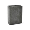 Reglo Rectangular Planter – Grey Stone Finish – Fiberglass Indoor/Outdoor and Weather-Resistant Large Planter (23.5" L x 11.75" W x 31.5" H Exterior, 23.3" L x 11.5" W Interior) - Grey Stone,23.6 in x 11.8 in x 31.5 in