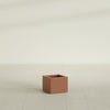 Cuba Small Fiberglass Column Planter - 14 in x 14 in x 12 in - Matte Terracotta - Matte Terracotta,14 in x 14 in x 12 in
