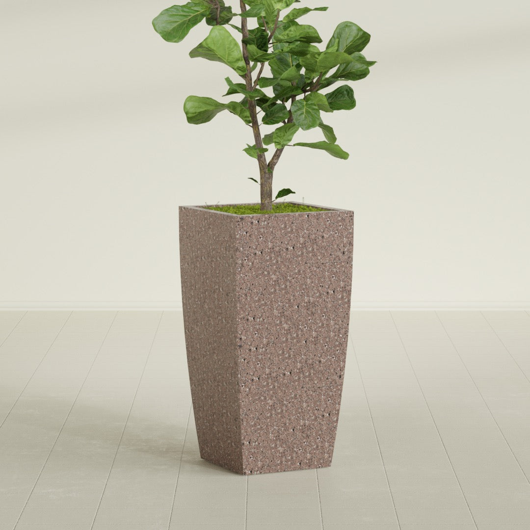 Tapered Column - 18in x 18in x 36in - StoneLight - Sunstone - StoneLight - Sunstone,18 in x 18 in x 36 in