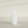 Saint Tropez Large Tall Round Fiberglass Planter - 20 in x 20 in x 43 in - Matte White - Matte White,20 in x 20 in x 43 in
