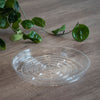 Low Clear Vinyl Plant Saucers - 17in - Pack of 10 - Clear,Pack of 10