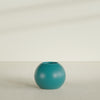 Globe Medium Sphere Fiberglass Planter - 24 in x 24 in x 19 in - Satin Sea Foam - Satin Sea Foam,24 in x 24 in x 20 in